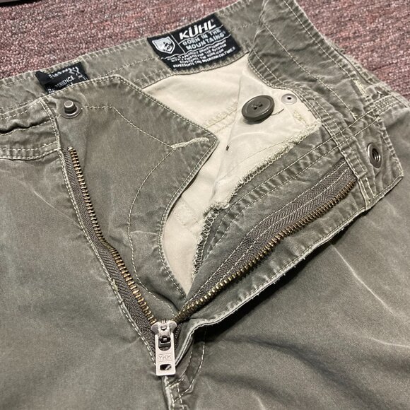 Kuhl Revolvr Pants Mens 30x32 Gray Hiking Utility Outdoors Vintage Patina Dye - Picture 5 of 16